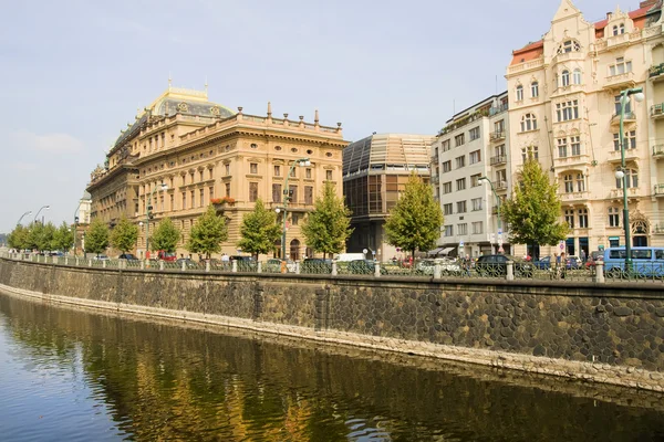 Prague Waterfront — Stock Photo, Image