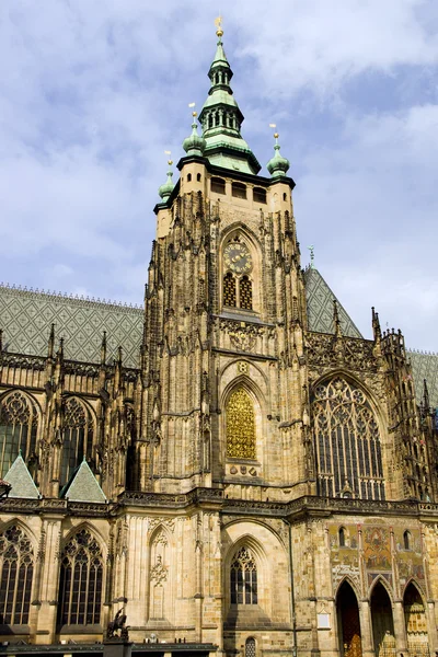 St. Vitus Gothic Cathedral — Stock Photo, Image