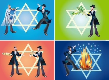 Jewish holidays clipart