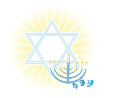 Background of Jewish holiday Hanukkah clipart