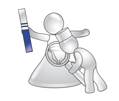 Examination of pregnant on an early term. Conception clipart