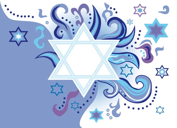 Fundo feliz para o feriado judaico —  Vetores de Stock