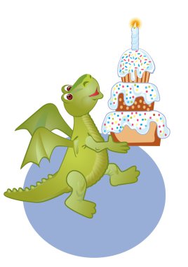 Birthday draco clipart