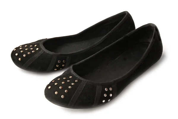 Aksamitne buty z nitowania — Zdjęcie stockowe