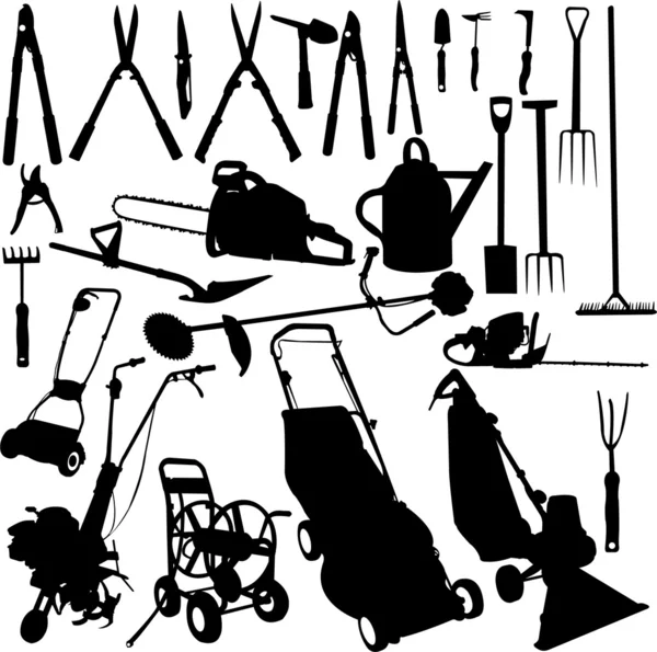 Garden tools — Stock Vector