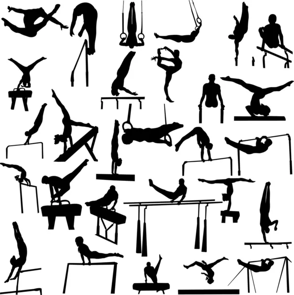 Gimnastyka Ilustracja Stockowa