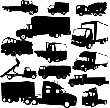 Tracks collection 2 - vector clipart