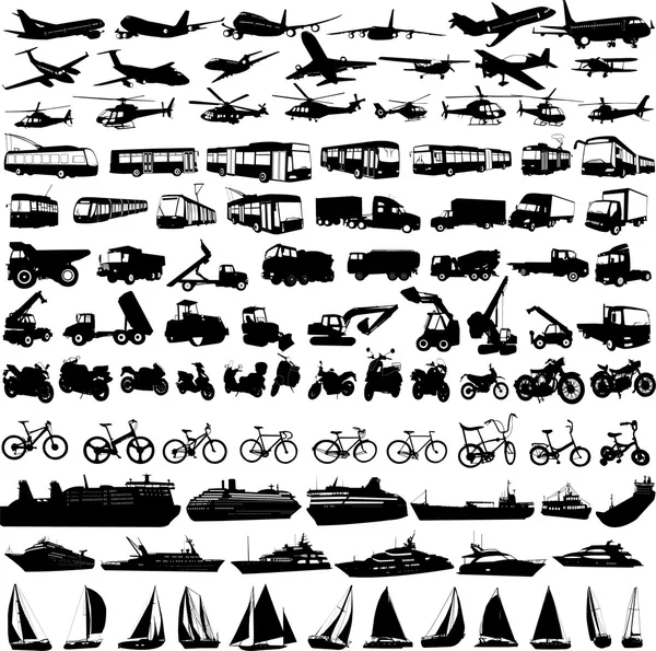 Kolekcja transport Ilustracja Stockowa