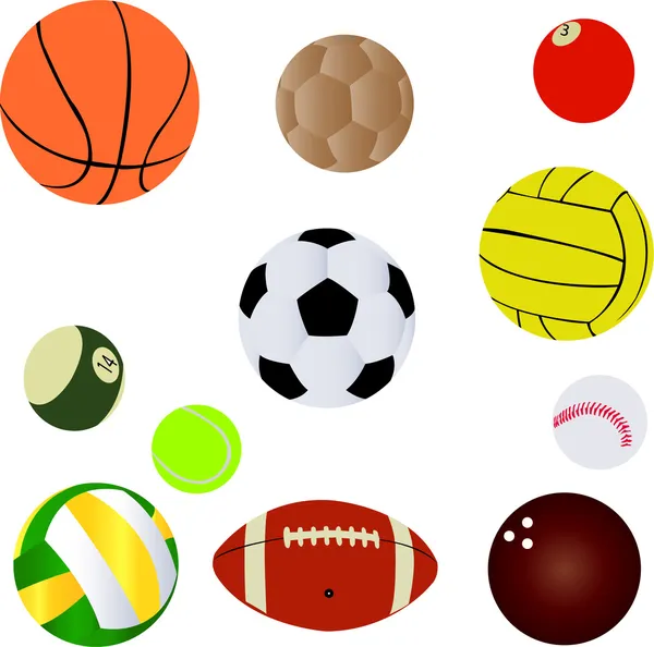 Palle sport — Vettoriale Stock