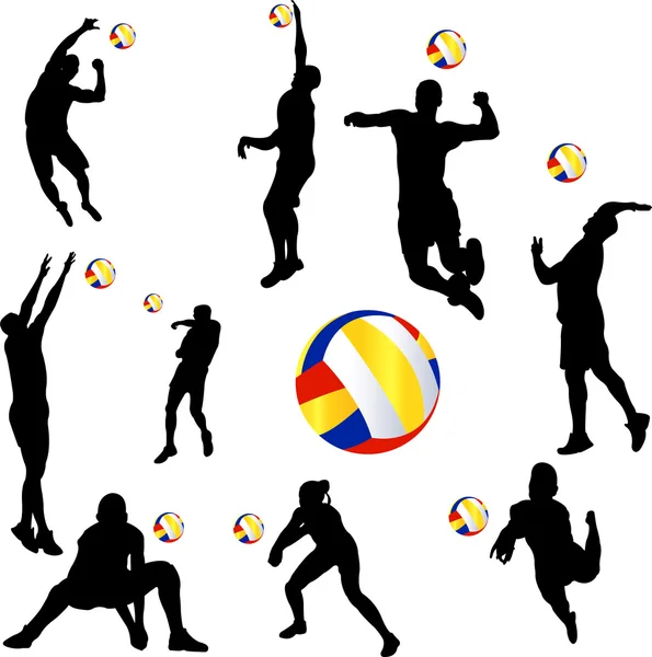 Волейбол гравця — стоковий вектор