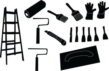 Tool for painting - vector clipart