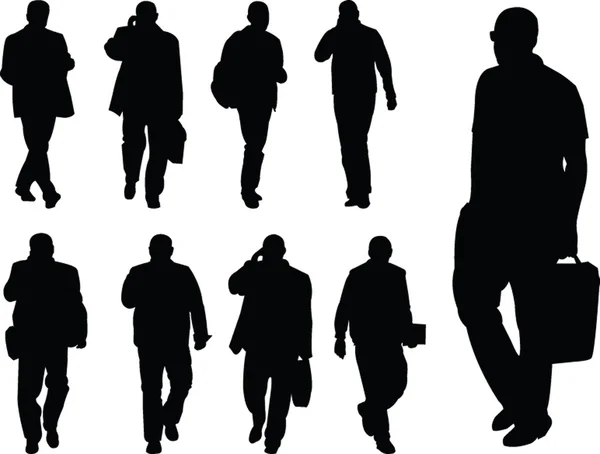 Business man collection - vector Vector Graphics