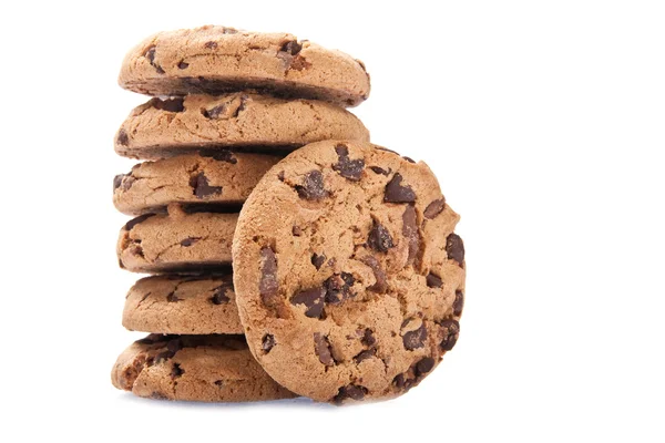 Κοντινό Πλάνο Εικόνα Σοκολάτα Τσιπ Cookies — Φωτογραφία Αρχείου