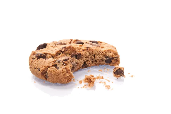Közeli Kép Chocolate Chip Cookie — Stock Fotó