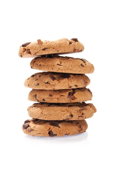 Detailní Obrázek Čokolády Čipy Soubory Cookie — Stock fotografie