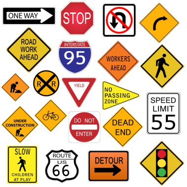 Road Signs clipart