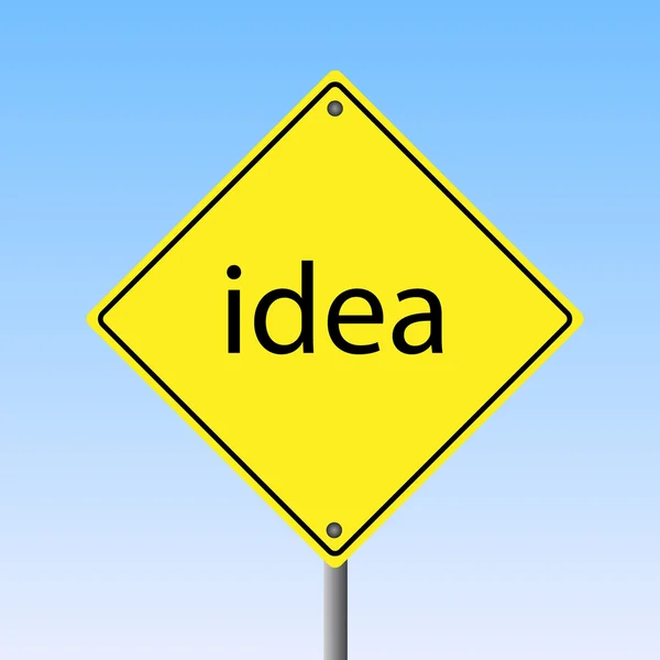 Idea Sign — Stock Vector
