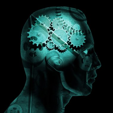 Brain Gears clipart