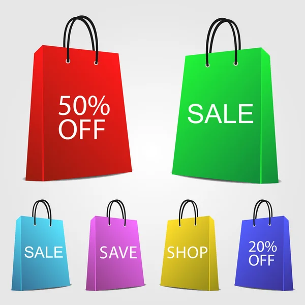Sale Bags — Stock Vector