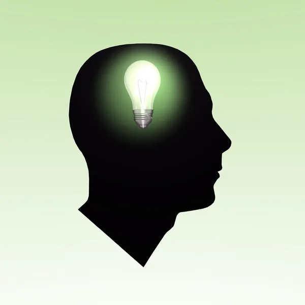 Lamp hersenen — Stockfoto