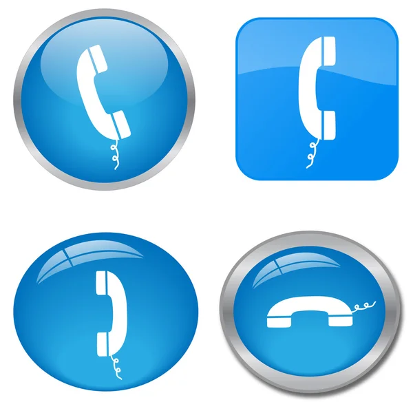 Телефон кнопки — стоковий вектор
