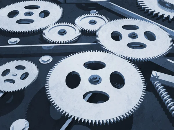 Gears Background — Stock Photo, Image