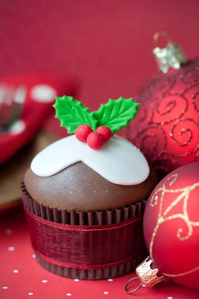 Cupcake di Natale — Foto Stock