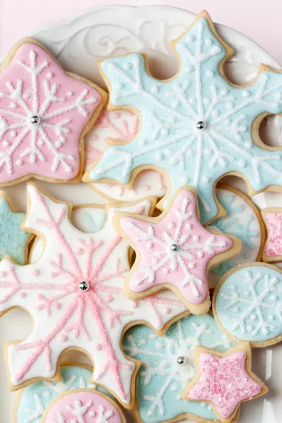 Сніжинка печиво — стокове фото