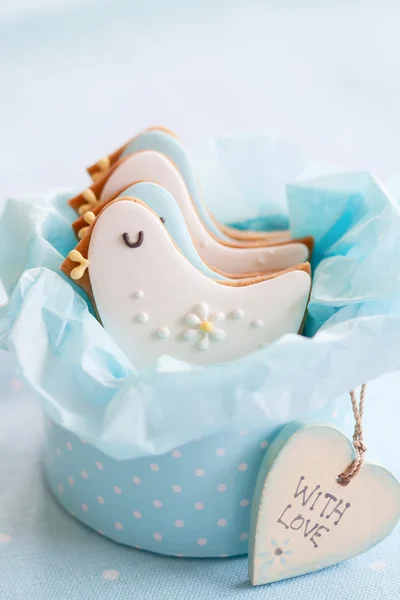 Baby sprcha soubory cookie — Stock fotografie
