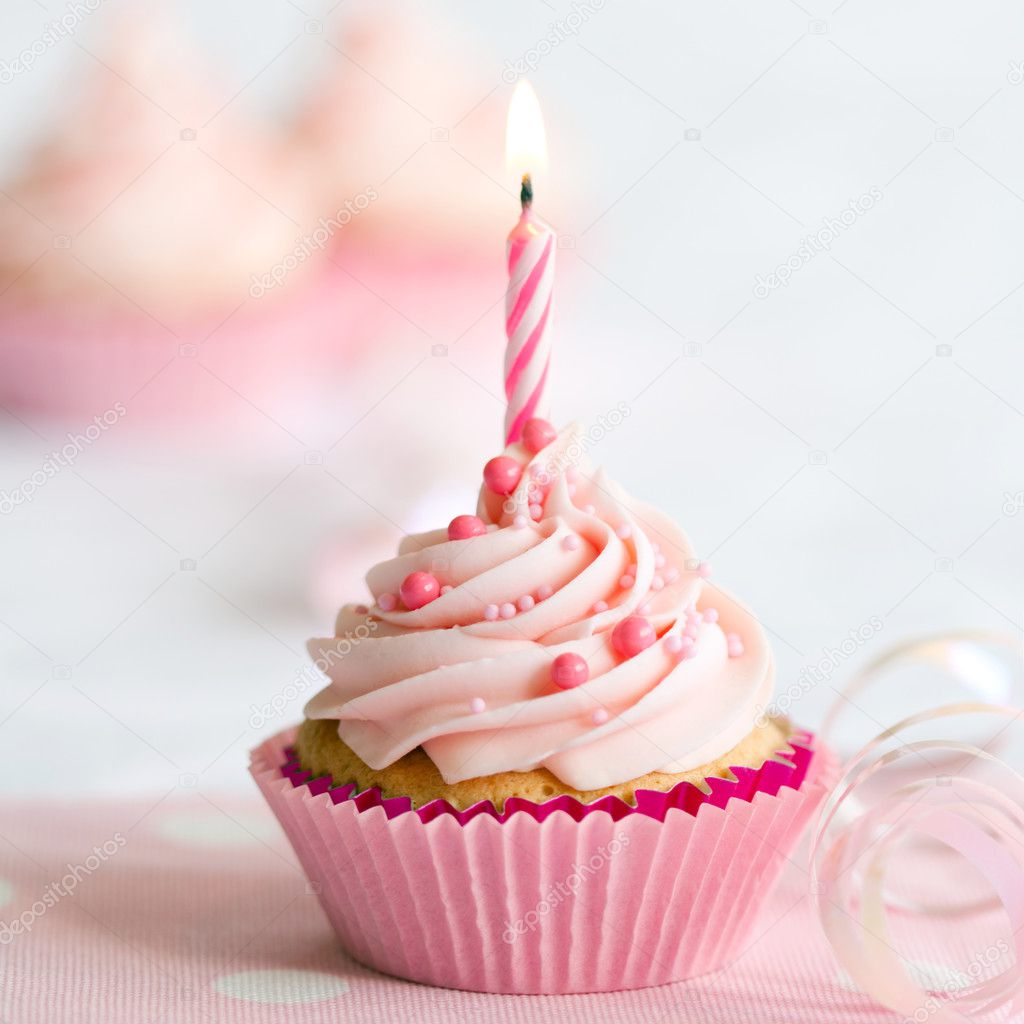 Birthday cupcake