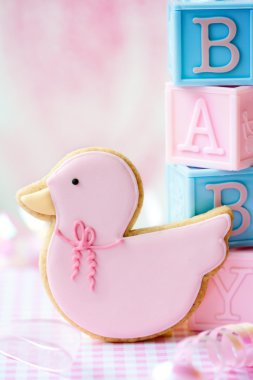 Baby shower cookie clipart