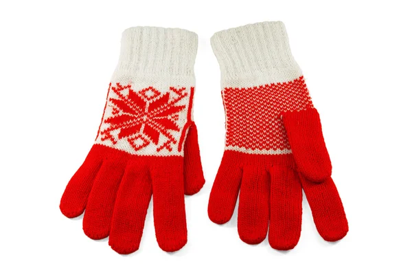 Knit Women 's gloves — стоковое фото