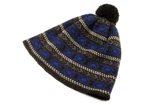 Cappello in maglia con ornamento — Foto Stock