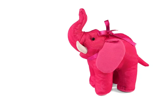 Elefante de juguete rosa — Foto de Stock