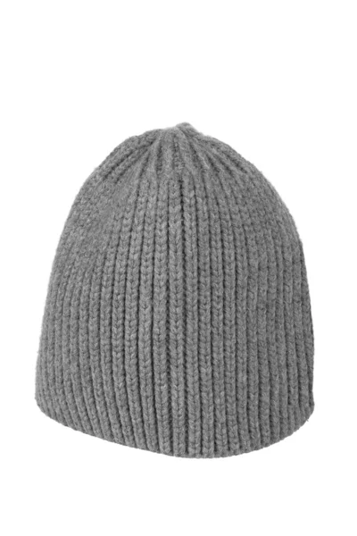 灰色针织的帽 — 图库照片