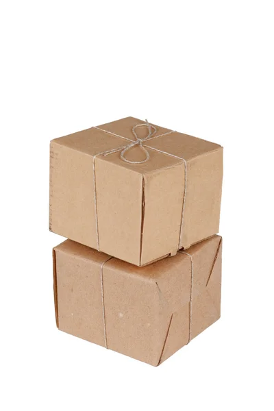 Две коробки — стоковое фото
