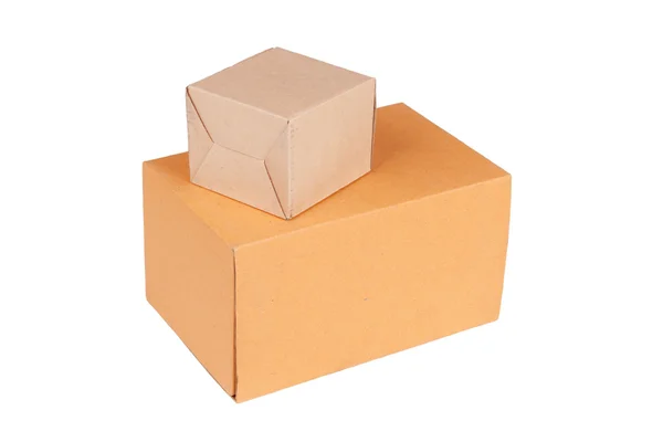 Two shipping boxes — Stock Photo, Image