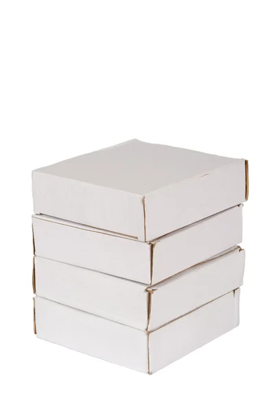 Čtyři balení krabic — Stock fotografie