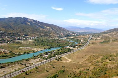 yola yakın Mtsheta, Gürcistan