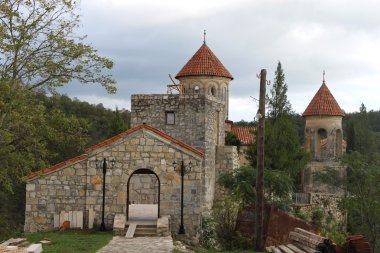 Motsameta monastery near Kutaisi, Georgia clipart