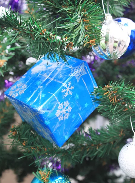 Vánoční dekorace - dárek — Stock fotografie