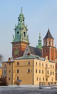 Wawel Cathedral in Krakow clipart