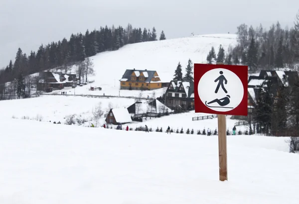 Sign Tatra Mountain Poland — Stock Photo, Image