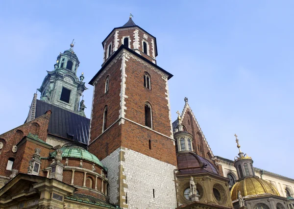 Catedral em Wawel Hill em Cracóvia. Polónia — Fotografia de Stock