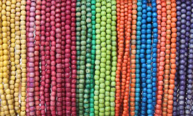 Coloured beads clipart