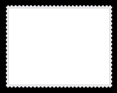 Blank Postage Stamp Background clipart