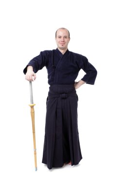 Kendo fighter clipart
