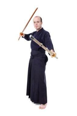 Kendo fighter clipart