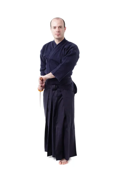 Kendo-Kämpfer — Stockfoto