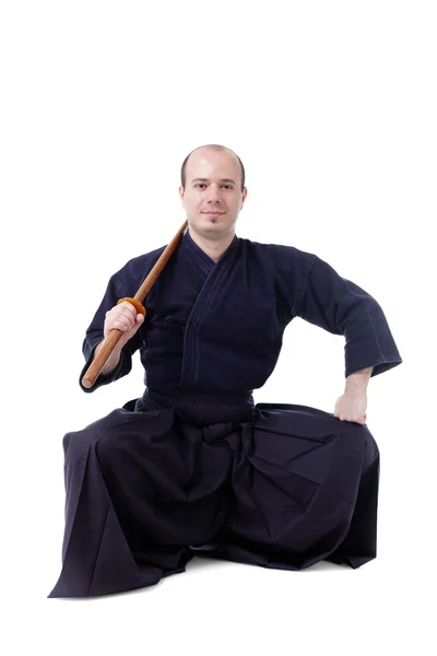 Luchador de Kendo — Foto de Stock
